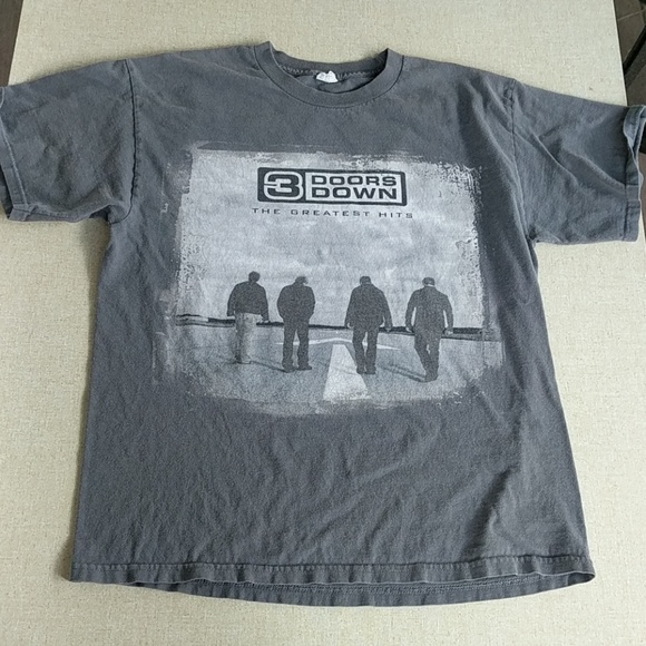 Shirts 3 Doors Down Concert Tee L 2013 Gray Band Shirt Poshmark